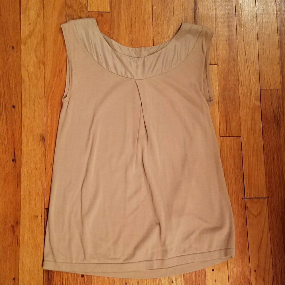 Lovely Gold Summer Sleeveless Top