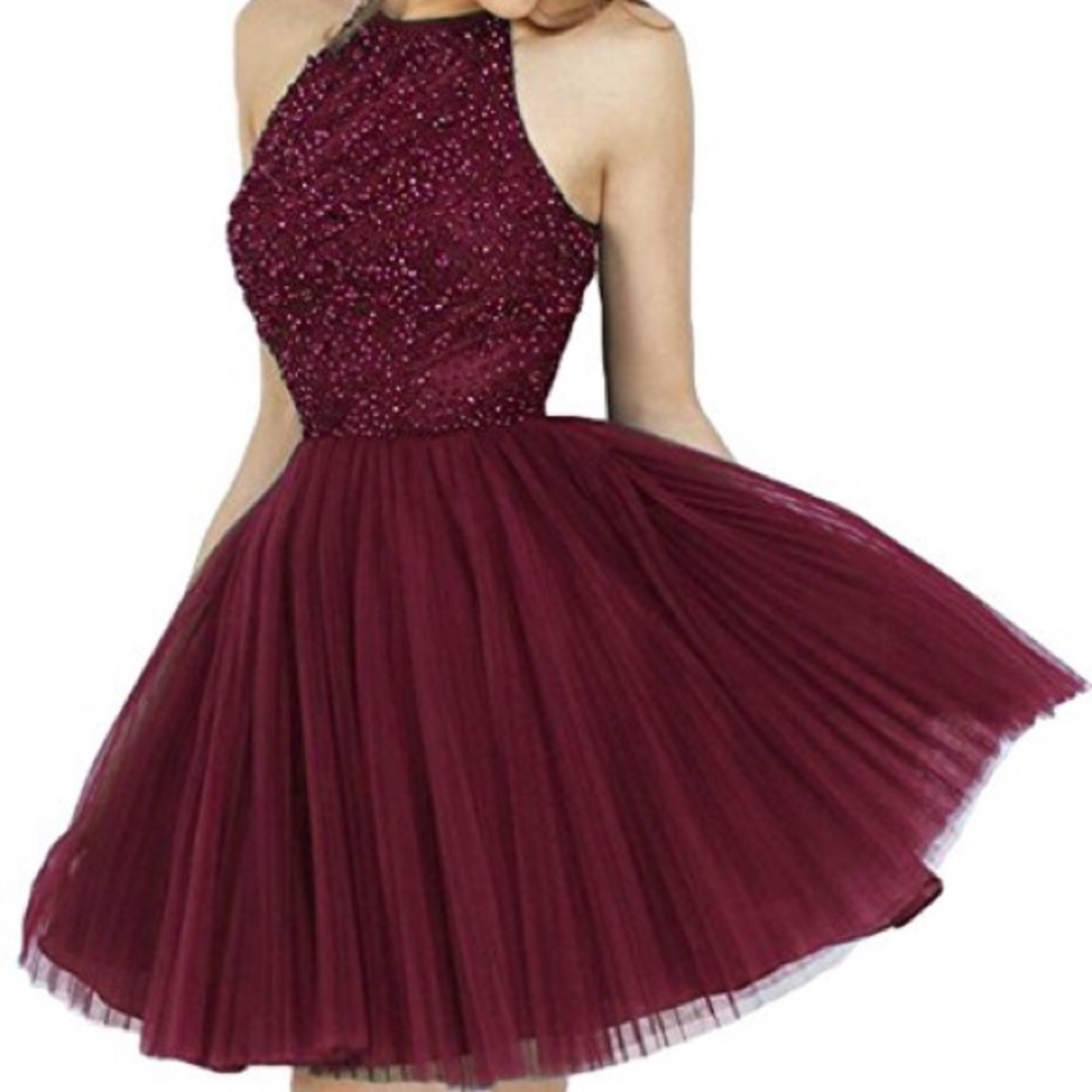 Burgundy/Maroon Homecoming dress