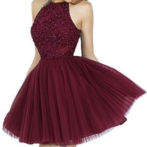Burgundy/Maroon Homecoming dress