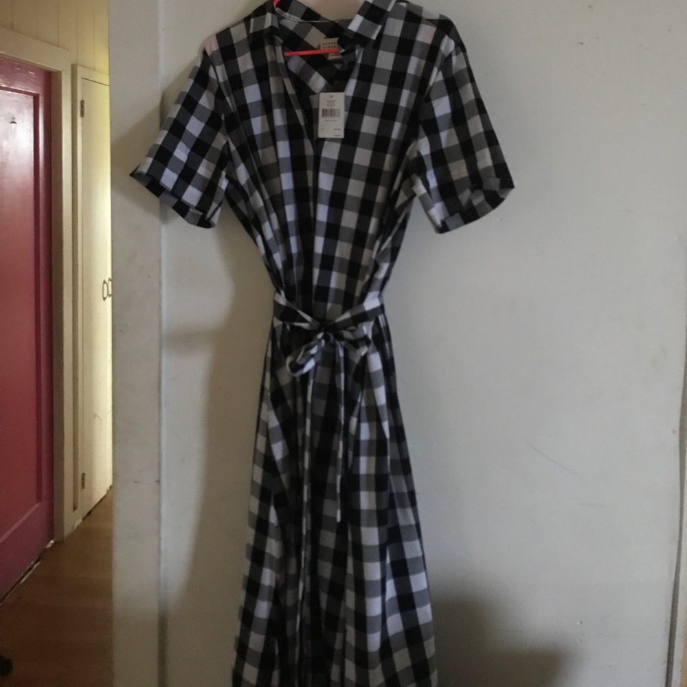 Kate ♠️ Spade Gingam Shirt Dress XL