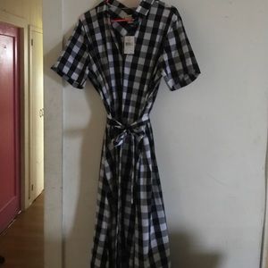 Kate ♠️ Spade Gingam Shirt Dress XL