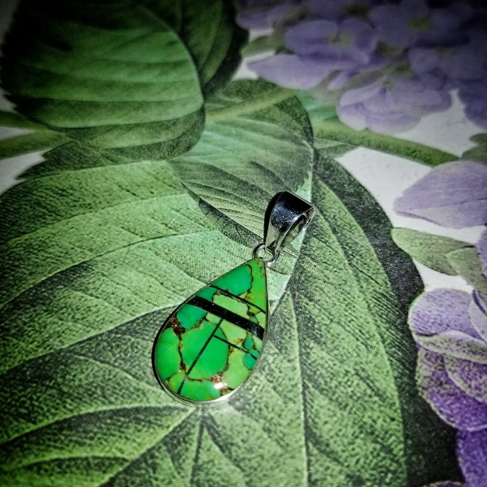*SOLD* Stunning & Genuine Turquoise Pendant