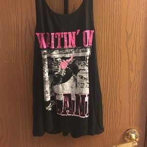 Waiting on lane crazy Train tank top