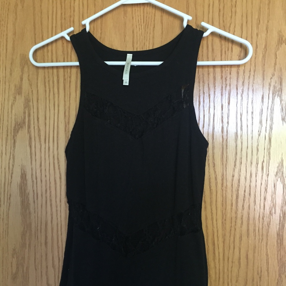 ❌ SOLD! Black Dress with Lace - Picture 5 of 7