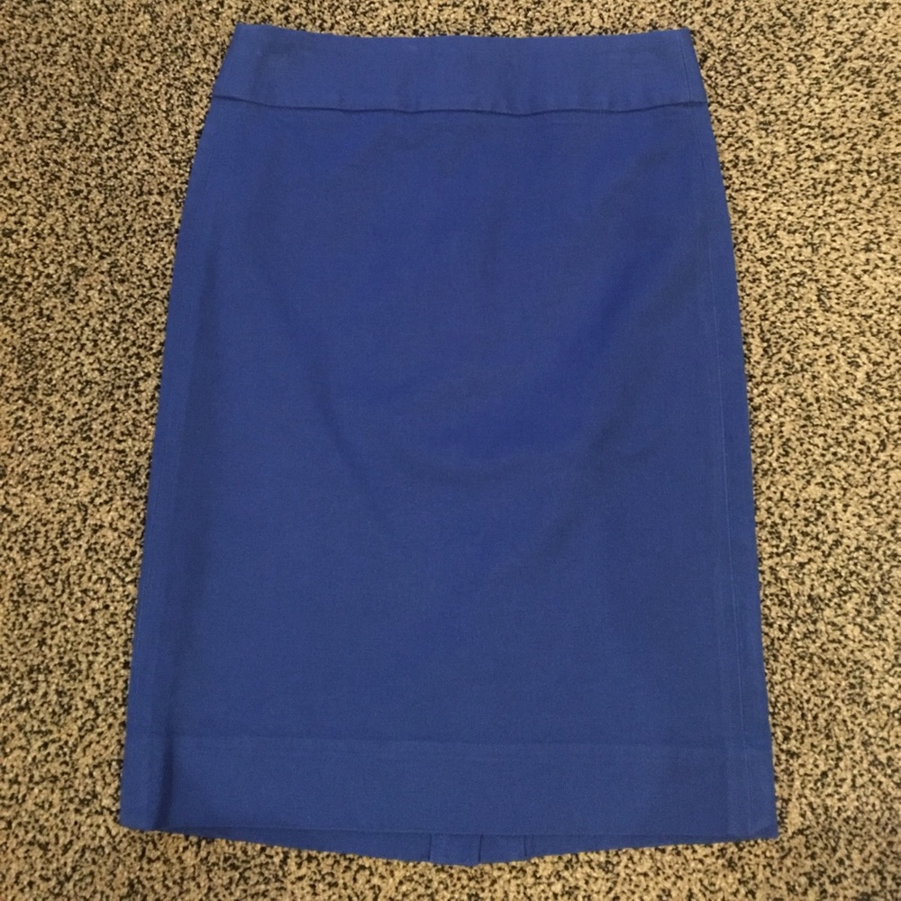 Banana Republic Sloan Skirt Blue Pencil Great