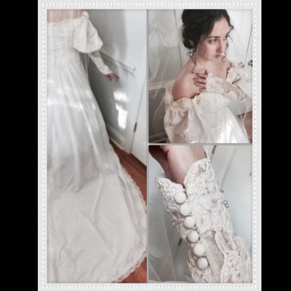 Breathtaking vintage princess wedding dress
