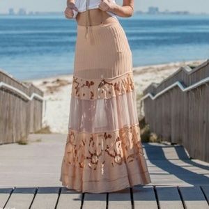 SALE! Free People Lace Inlay maxi SALE! Free People Lace Inlay maxi