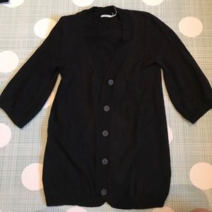 Urban outfitters black sweater cardigan