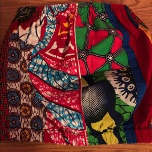 African print tube top