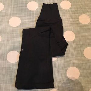 Lululemon dark grey flare workout pants