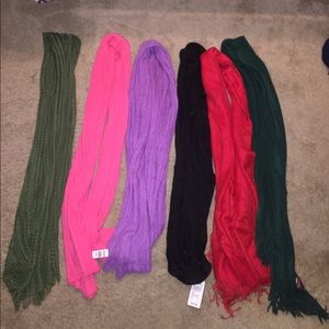 Assorted scarves