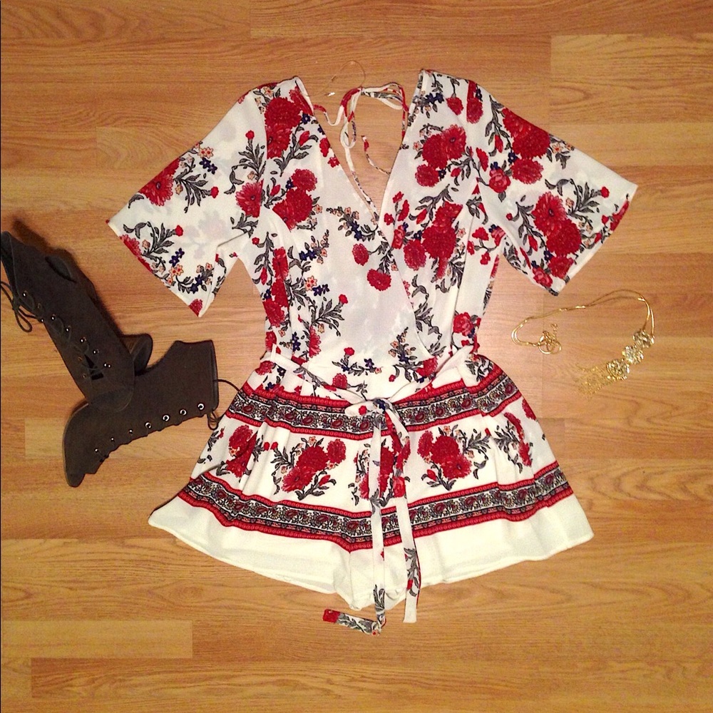 Stunning Floral Romper