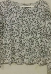 F21 Long Sleeved Patterned Shirt