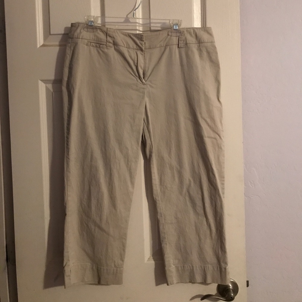 Khaki Capris