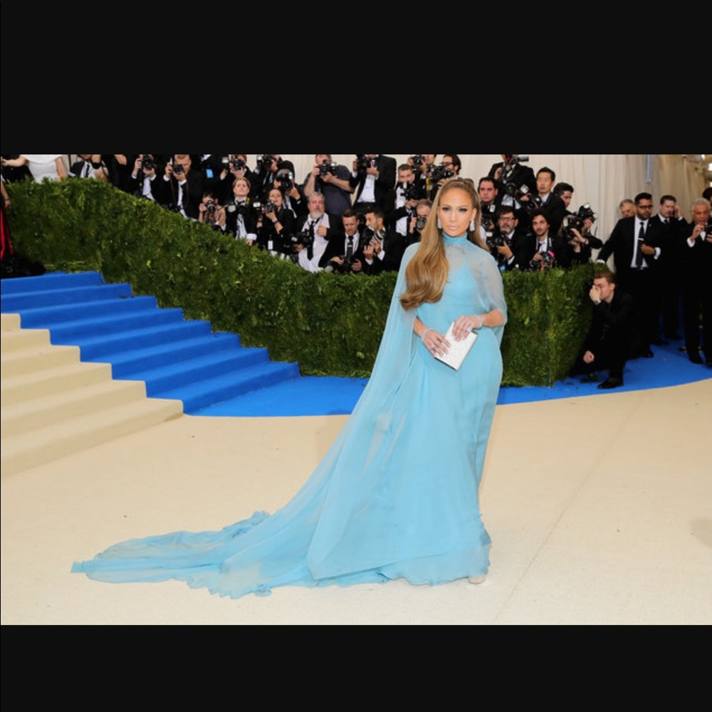 JLo inspired MET GALA 2017 Dress Long Sleeve Gown