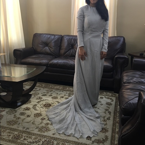 JLo inspired MET GALA 2017 Dress Long Sleeve Gown - Picture 5 of 6