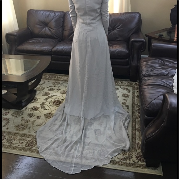 JLo inspired MET GALA 2017 Dress Long Sleeve Gown - Picture 6 of 6