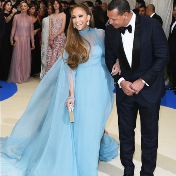 JLo inspired MET GALA 2017 Dress Long Sleeve Gown - Picture 2 of 6