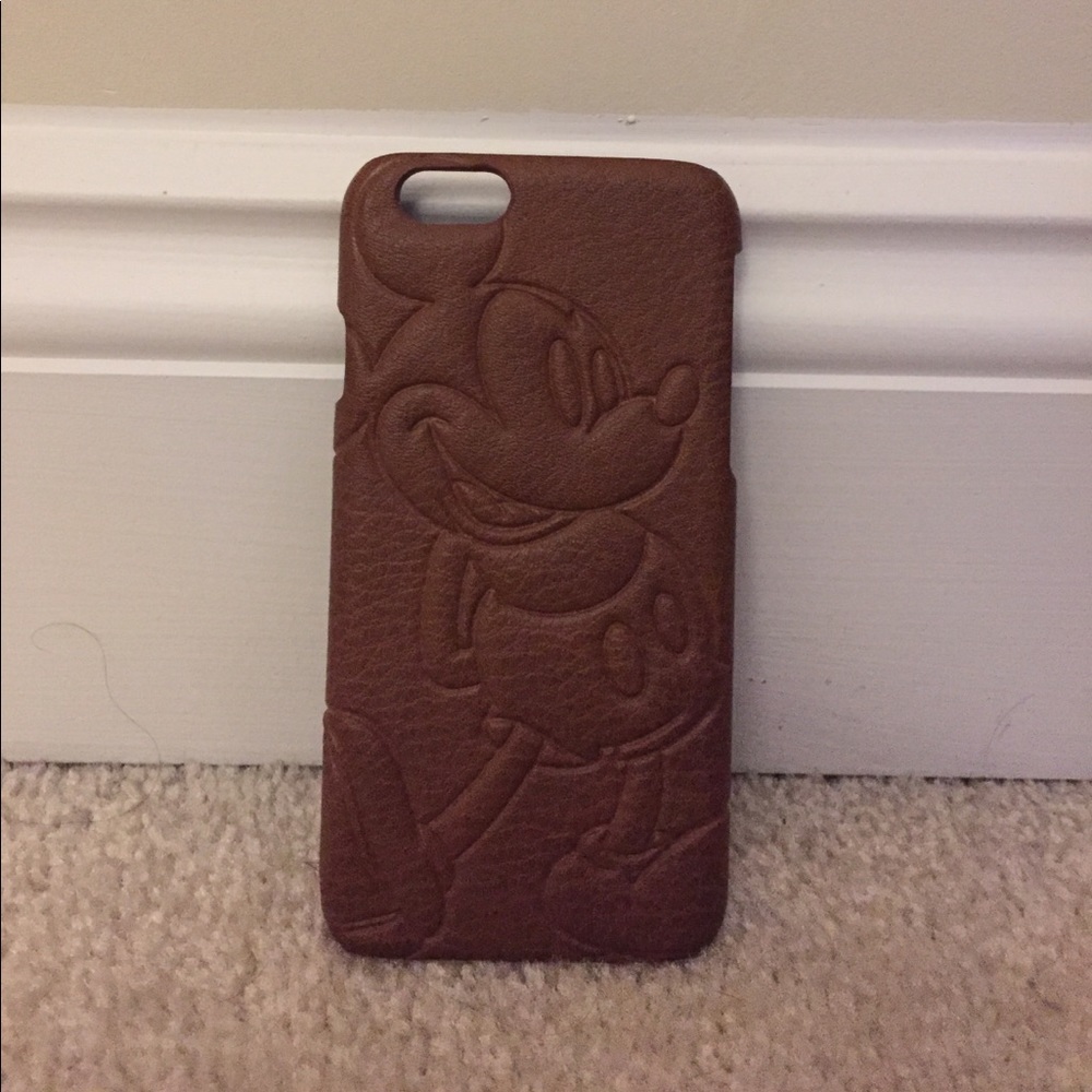 iPhone 6 Mickey Mouse Leather Case