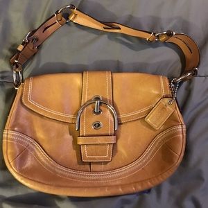COACH Beige Leather Purse
