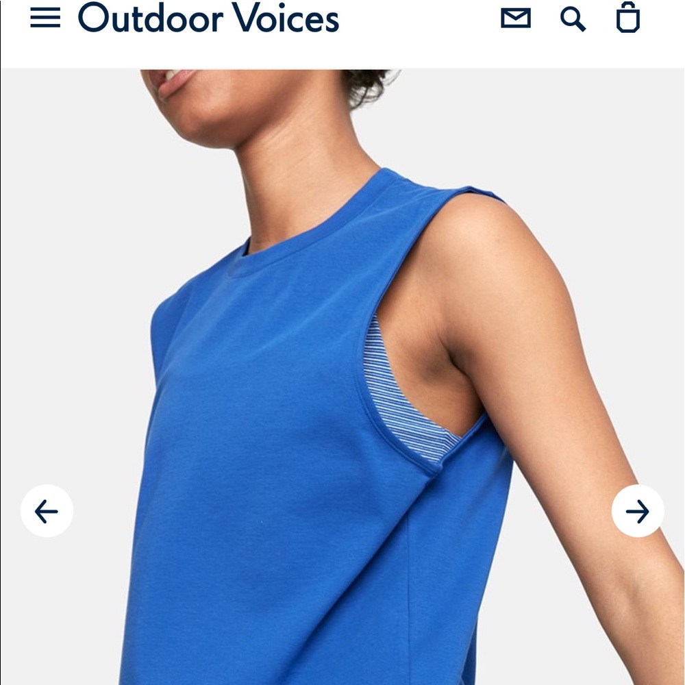 Outdoor Voices cotton muscle tank