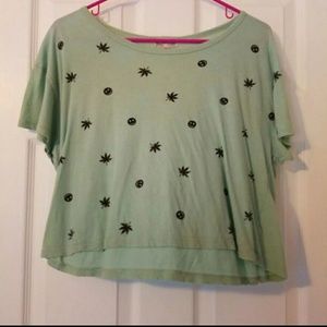 Weed print pacsun top