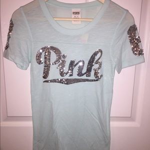 VS PINK Sequin Jersey T