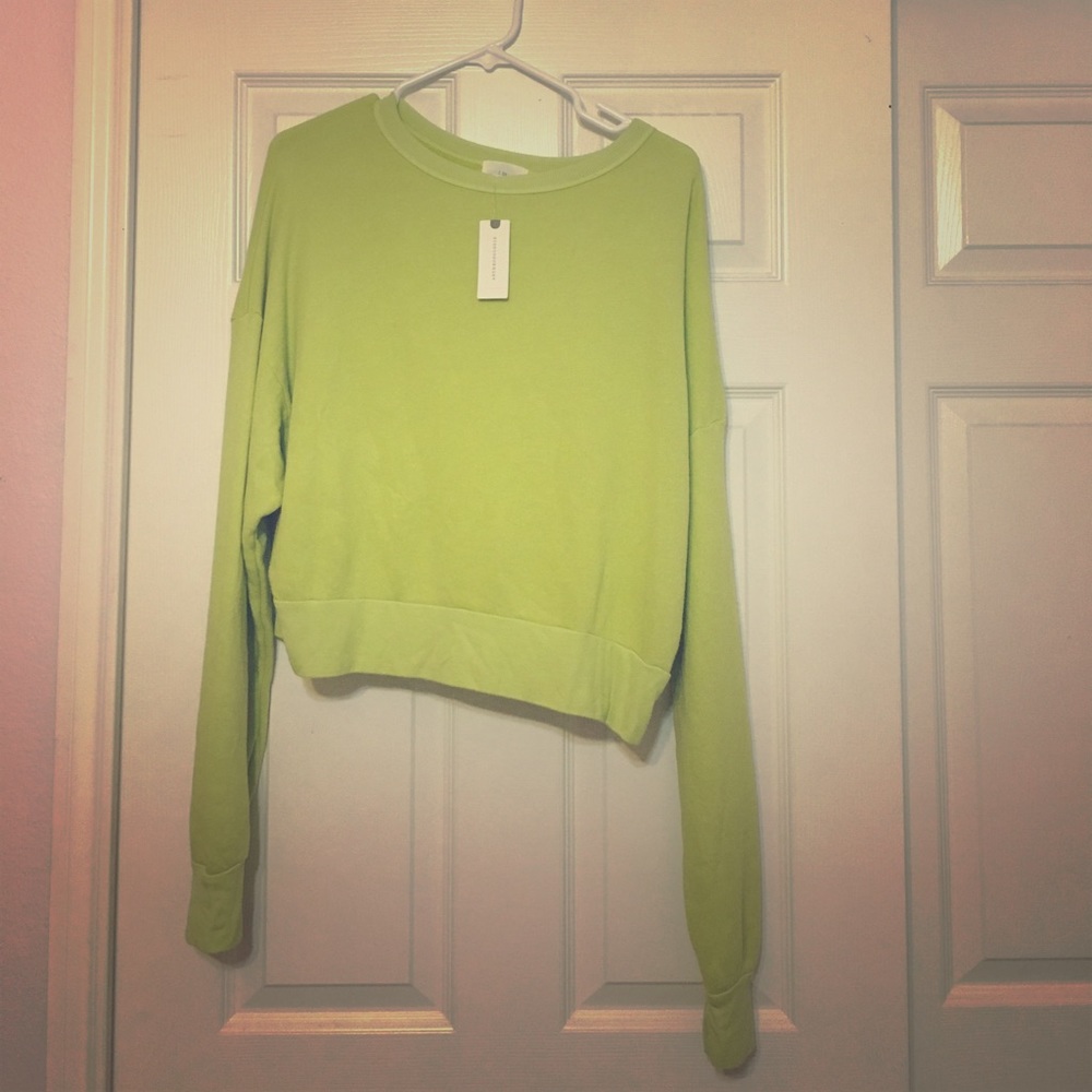 Anthropologie green sweater
