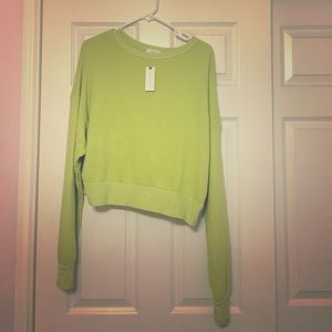 Anthropologie green sweater