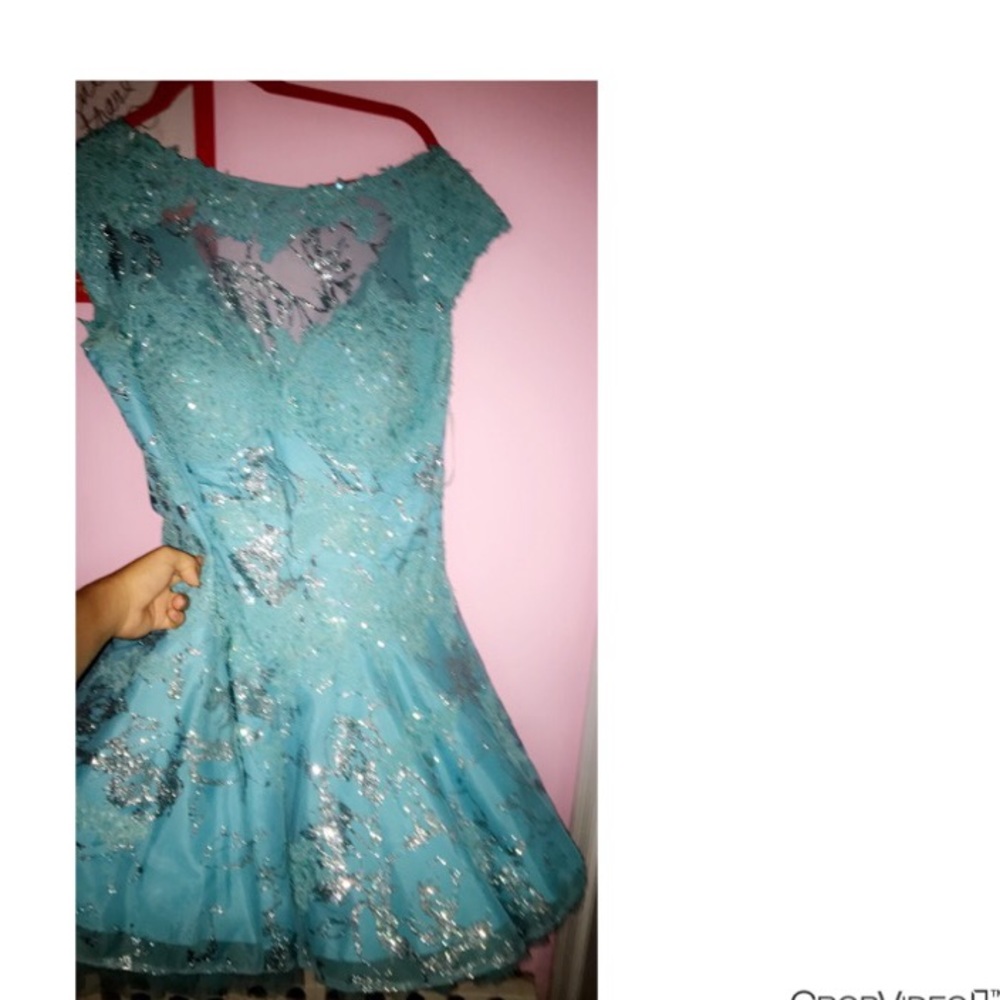 Jovani Light Blue Prom Dress