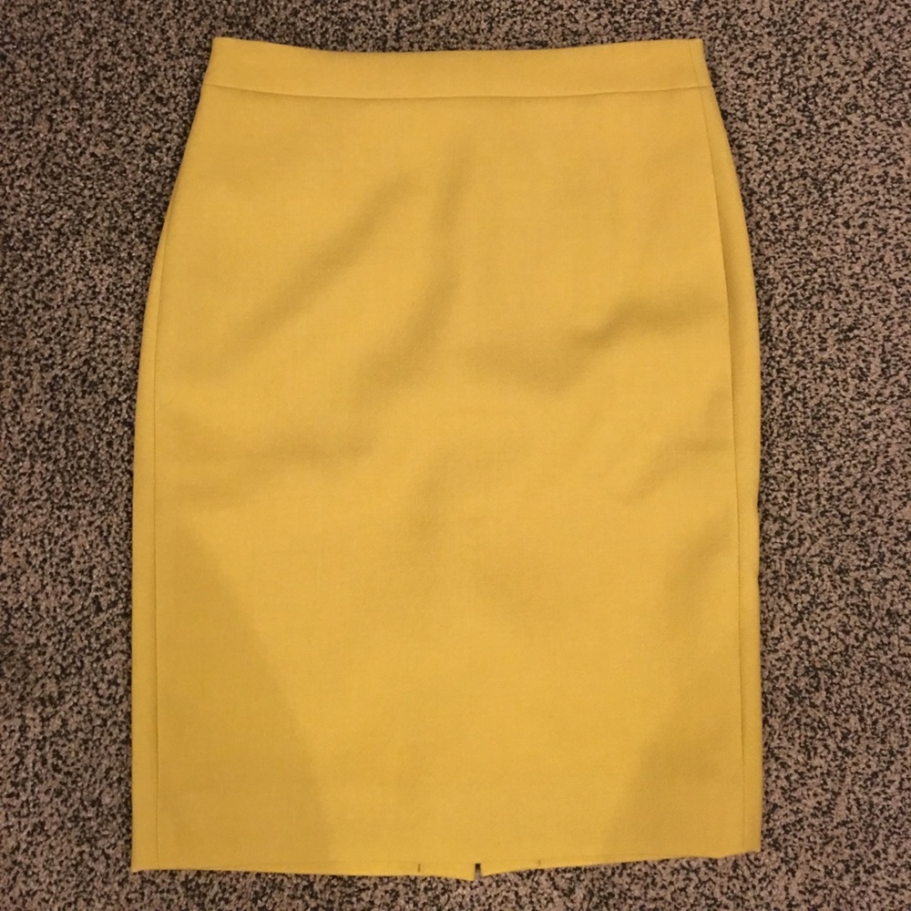 J. Crew Double Serge No. 2 Pencil Skirt sz 0 exc
