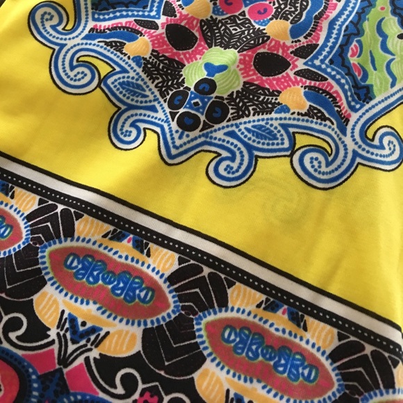 ✨Multicolored & Patterned Sunny Yellow Sundress✨ - Picture 3 of 4