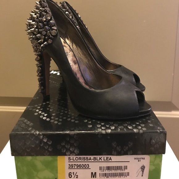Sam Edelman/ S-Lorissa-Blk Lea - Picture 1 of 3