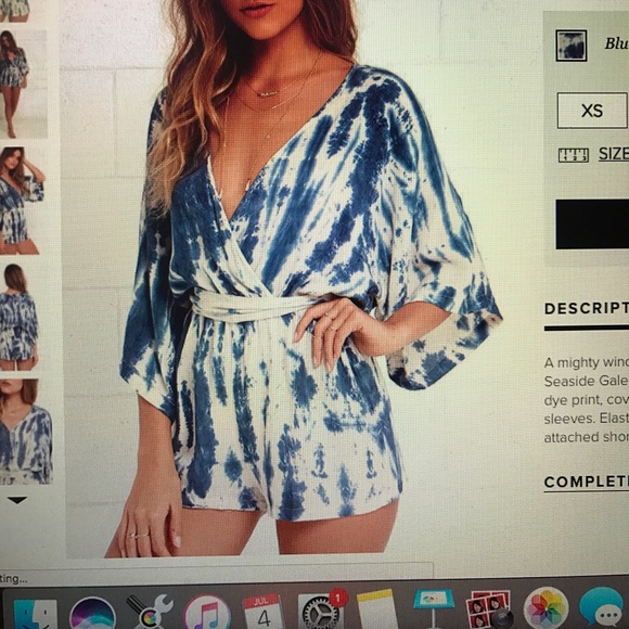 Brand new tie dye romper! - Picture 5 of 5