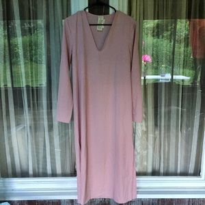 Free People Long Desert Rose Dress with Slits