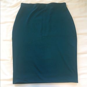 Mossimo teal Pencil Skirt