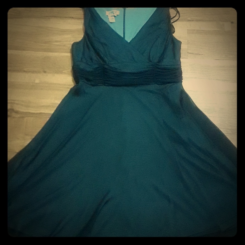 Turquoise dress