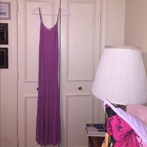 Purple maxi dress