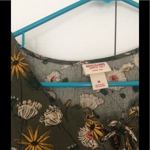 Floral Green Longsleeve Dress