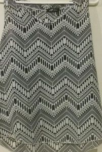 Black and White Patterned Shirt