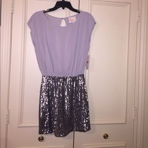 Grey/silver sparkly/glittery dress