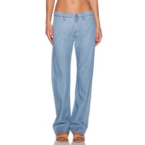 FRAME Denim Straight Leg Trousers