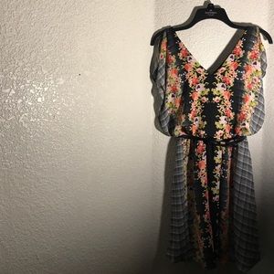 Floral and striped candie's dress