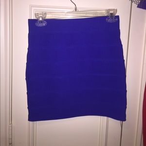 Blue skirt