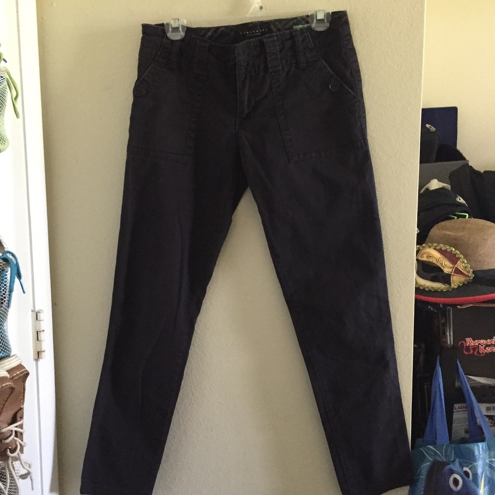 SANCTUARY Clothing Size 27 Peace Black Crop Pants - Picture 3 of 6