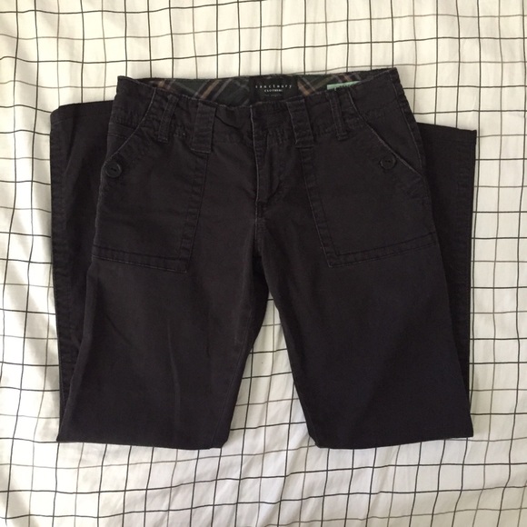 SANCTUARY Clothing Size 27 Peace Black Crop Pants - Picture 2 of 6