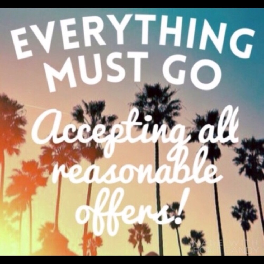 Accepting Reasonable Offers!!!