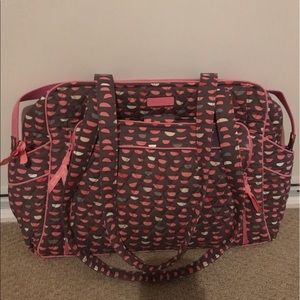 BNWOT Vera Bradley Shoulder Diaper Bag pink