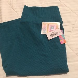 SALE! NWT Lularoe teal Cassie Large pencil skirt