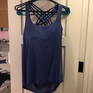 Cute blue lululemon tank